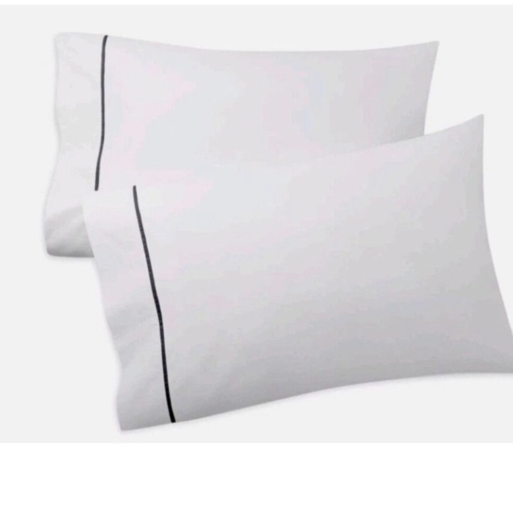 Ralph Lauren Organic Cotton Palmer King Pillow‎ Case loft gray  NWT